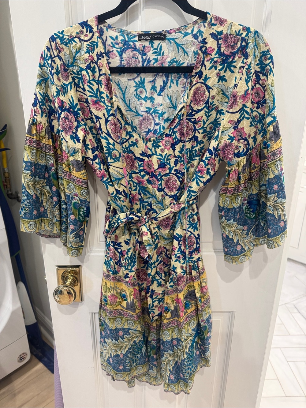 Lance Cade Oasis Mini Dress in Opal - Size Medium